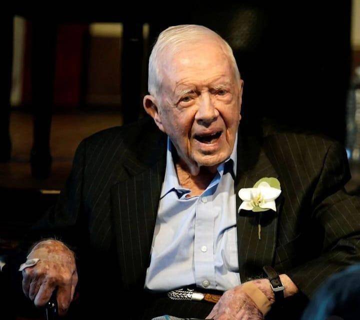 El expresidente de Estados Unidos Jimmy Carter.