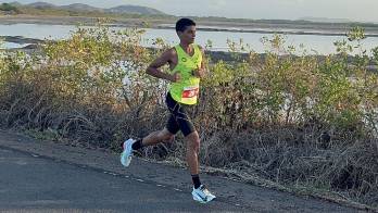 El capitalino Edwin Rodríguez se impuso en la exigente ruta costera.