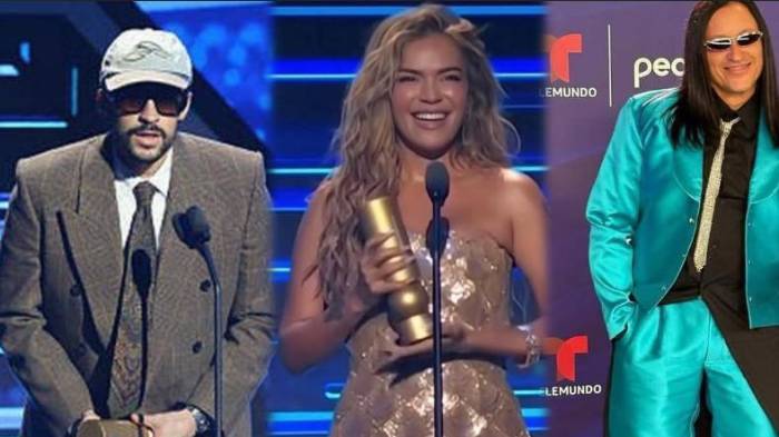 La premiación rindió homenaje a varios artistas de élite en una noche en la que se rindió un homenaje al merenguero Elvis Crespo.