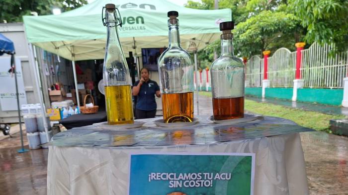 Se acabó la botadera de aceite de cocina utilizado