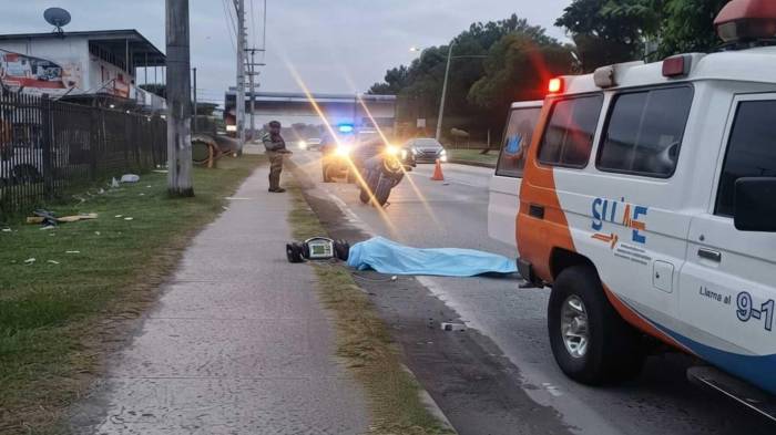 Las autoridades investigan el atropello ocurrido la mañana de este domingo en la vía Panamericana.