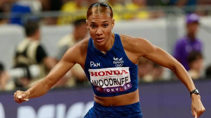 Gianna Woodruff: El lugar que ocupó en el Campeonato Mundial de Atletismo