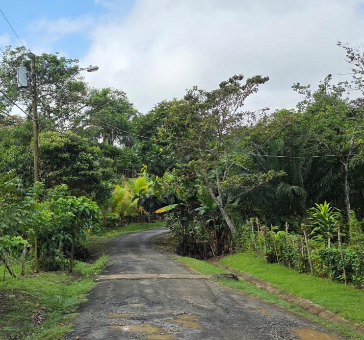 IMAGEN DEL RESALTO CON EL QUE HABRÍA CHOCADO, ANTES DE LA QUEBBRADA.
