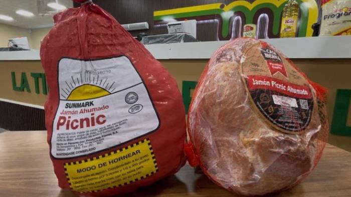 300 mil jamones para la venta.