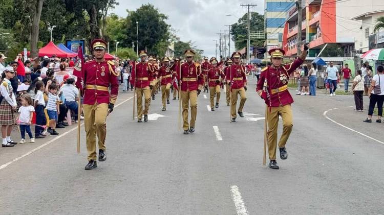 Delegaciones escolares marchan hoy y mañana en La Chorrera por la Independencia de Panamá de España.