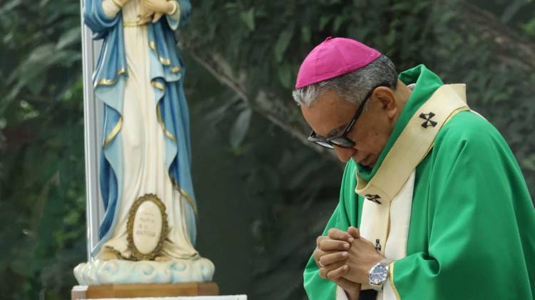 Monseñor metrolitano José Domingo Ulloa.