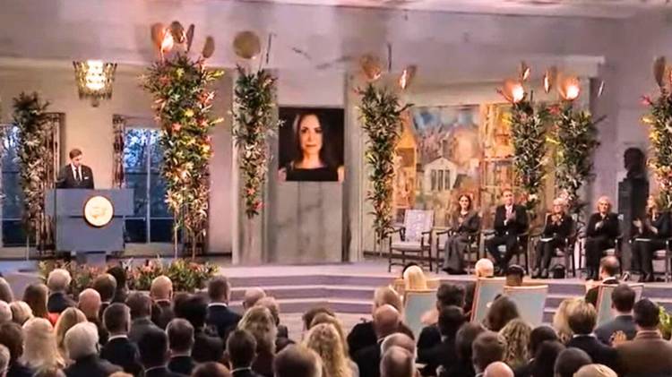 Ceremonia del Premio Nobel de la Paz sin María Corina Machado