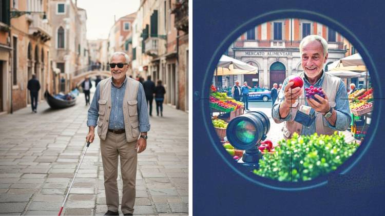 Vivía como un no vidente, pero la Policía lo siguió y descubrió su farsa.