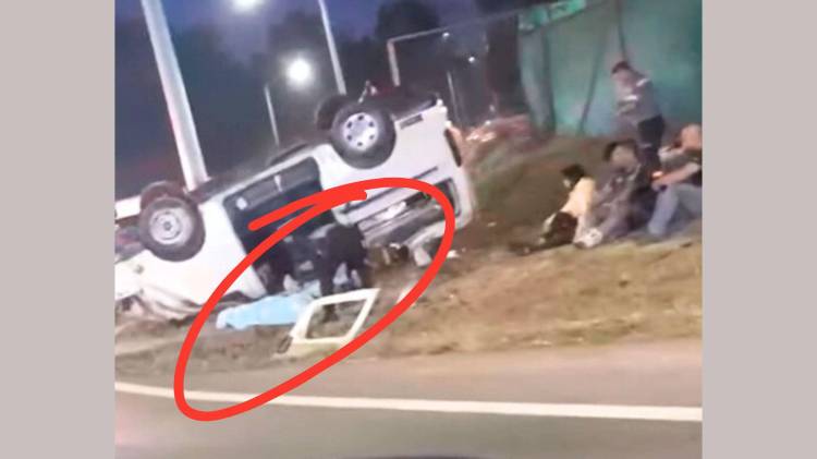 Vuelco deja víctima fatal [VIDEO]