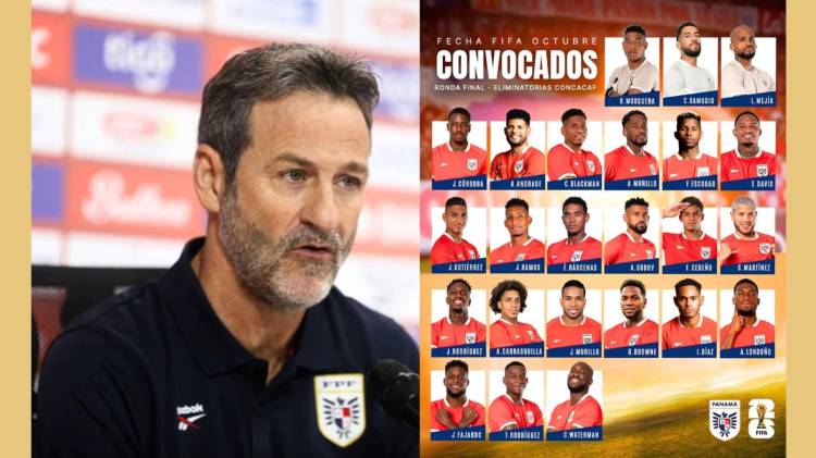 El técnico de Panamá, Thomas Christiansen reveló la lista de convocados este jueves en conferencia de prensa.