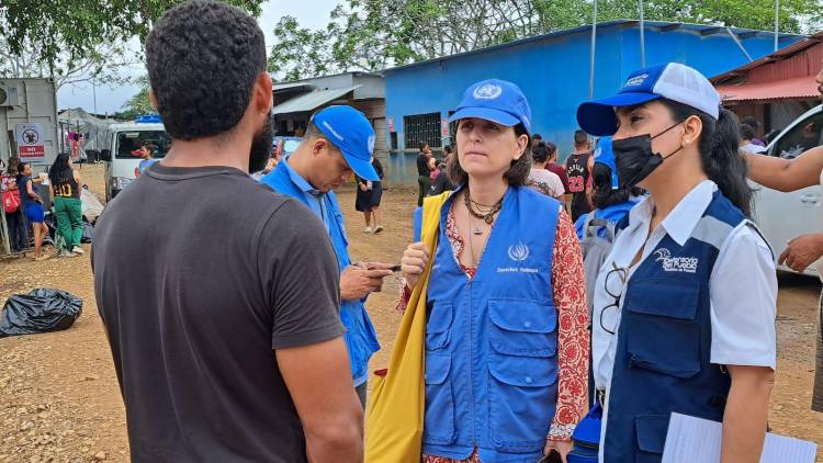 Defensoría y Alto Comisionado verifican situación de derechos humanos de migrantes en Darién