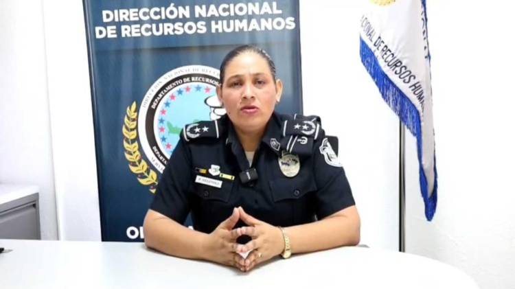 Subcomisionada Raquel Meléndez, subdirectora nacional de Recursos Humanos.