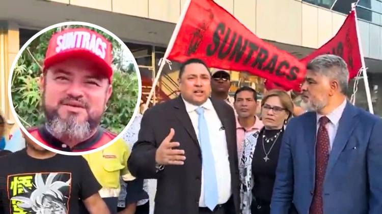 Cambio de medida: Dirigente del Suntracs tendrá arresto domiciliario y uso de brazalete