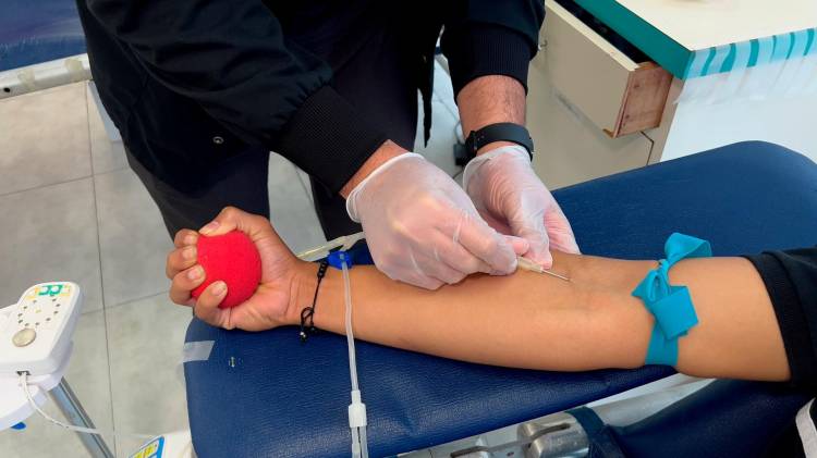 Se hizo un llamado a la ciudadanía para que acudan a donar sangre.