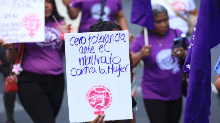Protestas en contra de la violencia.