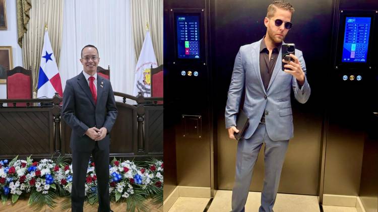 Imagen compuesta del respresentate de Parque Lefevre, Rodolfo Rodríguez y el alcalde de Panamá, Mayer Mizrachi.