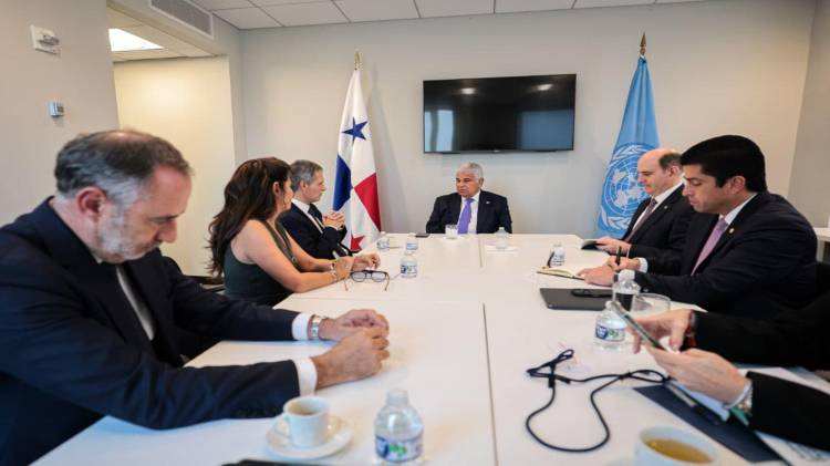 Este martes 23 de septiembre, Mulino llevó a cabo una reunión con los representantes de CMA CGM SA.