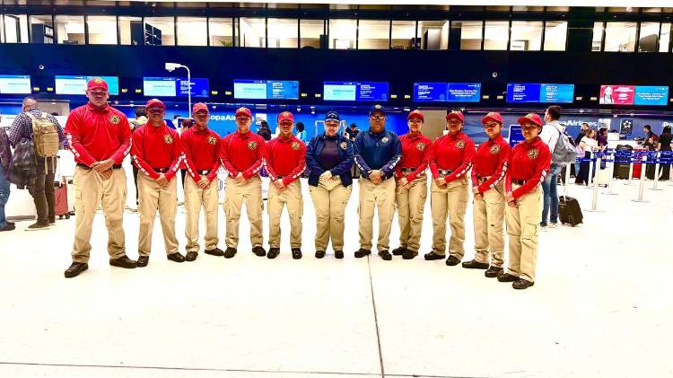 Jóvenes bomberos panameños viajan a intercambio en Estados Unidos