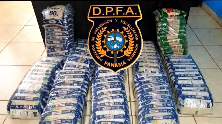 Mercancía decomisada.