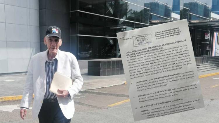 Abogado Enrique ‘Chito’ Montenegro acudió a la Comisión de Credenciales.