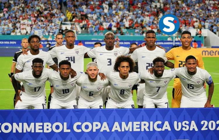 El cuadro titular que presentó este domingo Panamá, para su estrena en la Copa América 2024.