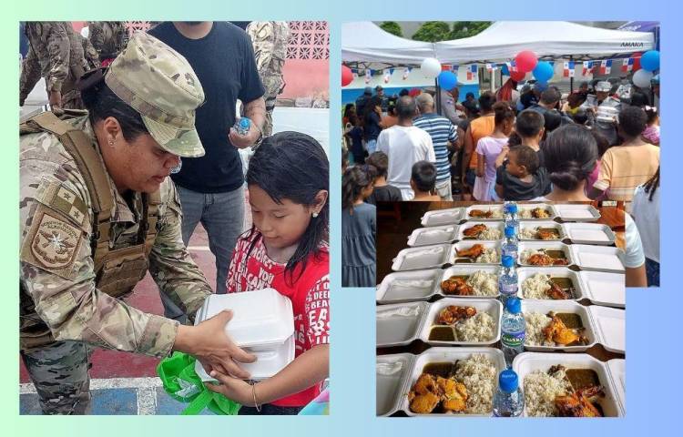 Estamentos de seguridad realizan campaña “Olla popular” en días patrios