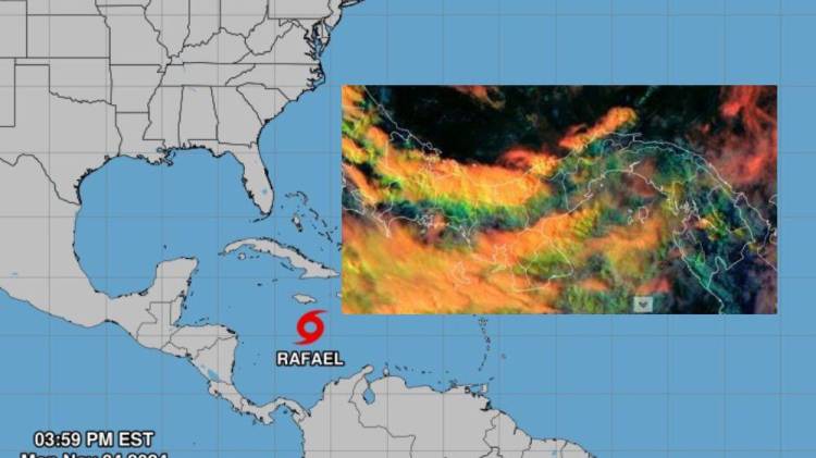 Depresión tropical se convierte en tormenta Rafael. Aumentarán las lluvias en Panamá