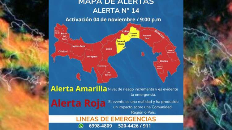 Mapa de Alerta N°14.