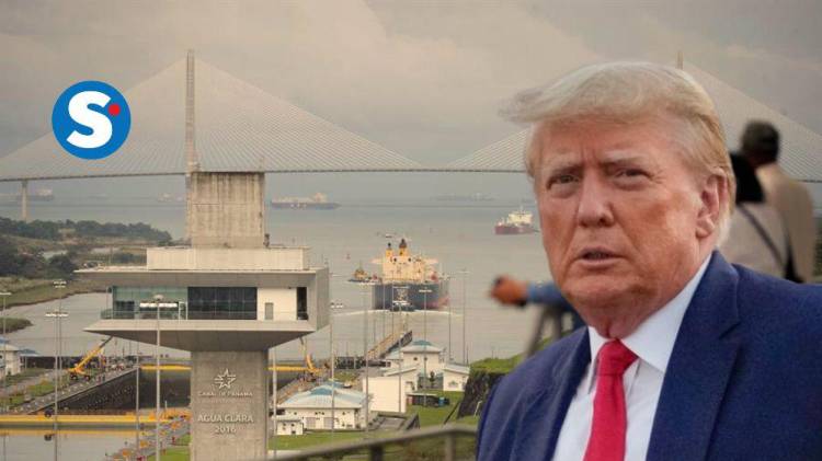 Trump amenaza con exigir la devolución del Canal de Panamá al quejarse de las tarifas