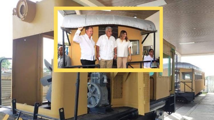 En agosto de este año, el presidente Mulino hizo el corte de cinta del Museo del Ferrocarril en Bugaba, Chiriquí.