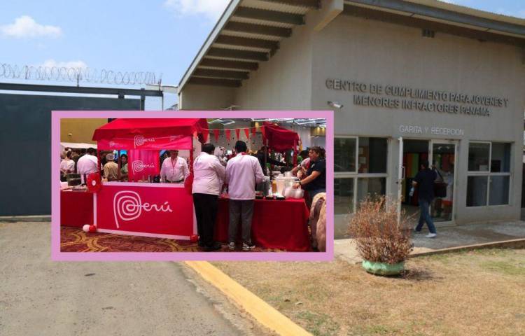 Adolescentes en centro de cumplimiento reciben taller de comida peruana