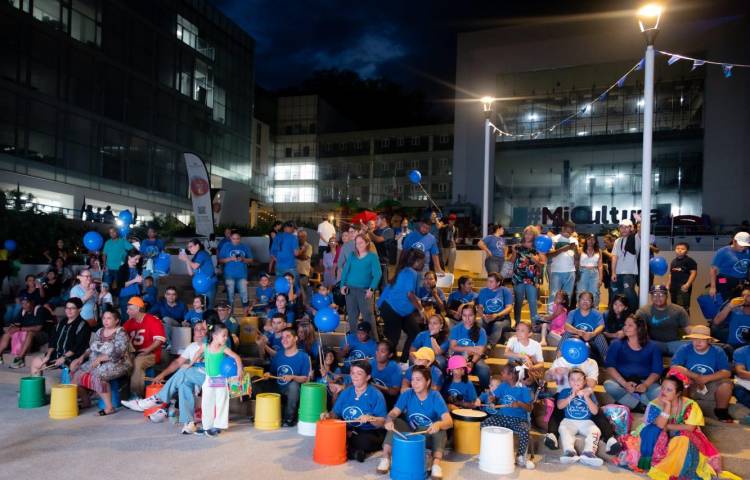 Ciudad de Las Artes se vistió de Azul en un festival de amor y unión familiar
