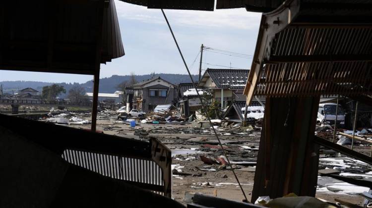 Imagen de archivo de enero de 2024 en Suzu, Ishikawa Prefecture, Japón.