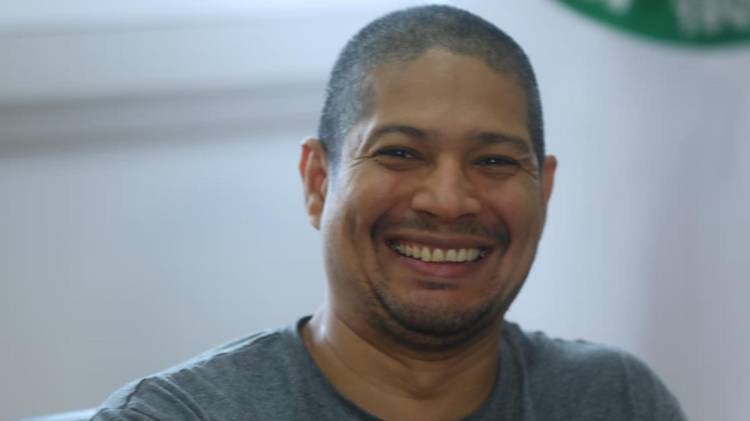 Olmedo Javier Núñez ofreció su testimonio a medios panameños a su llegada al Aeropuerto Internacional de Tocumen.