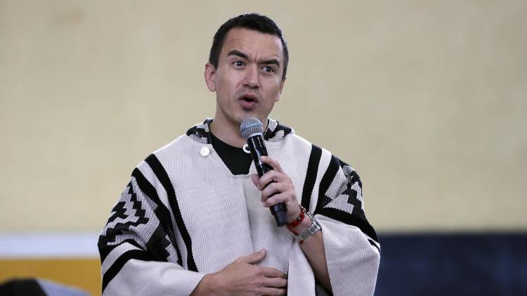 Foto de archivo del presidente de Ecuador, Daniel Noboa. EFE/José Jácome