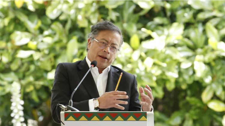 Fotografía de archivo del presidente de Colombia, Gustavo Petro.