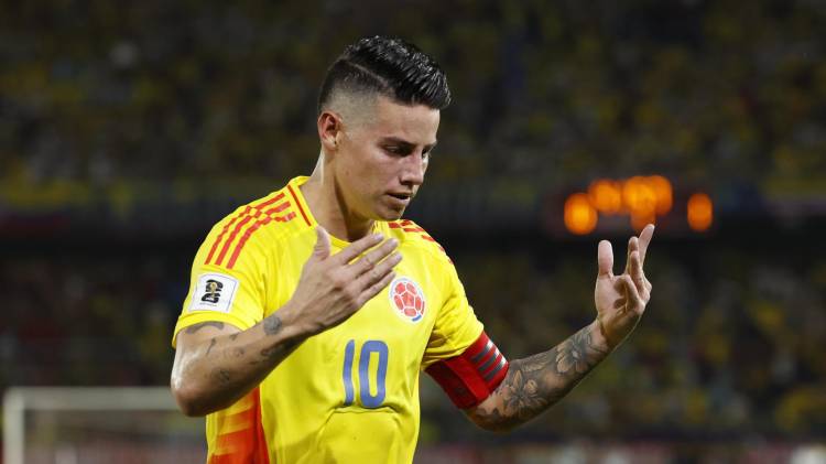 Fotografía de archivo donde aparece el jugador colombiano de fútbol, James Rodríguez. EFE/ Mauricio Dueñas Castañeda