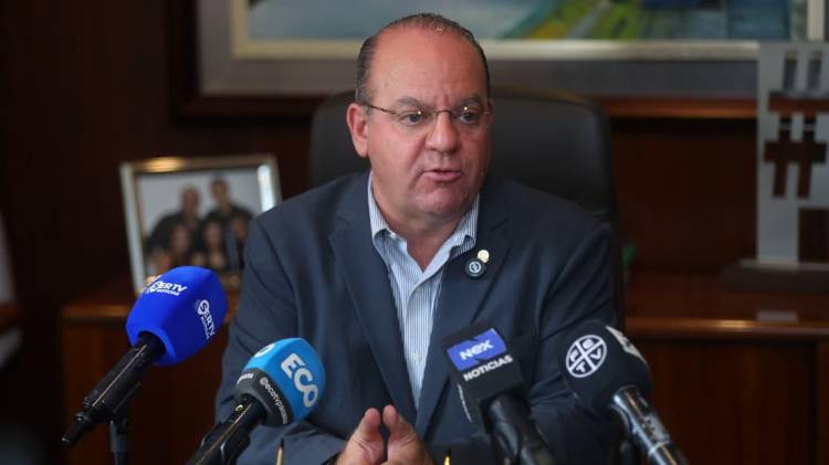 El presidente de la Cámara de Comercio, Industrias y Agricultura de Panamá (CCIAP), Juan Alberto Arias.