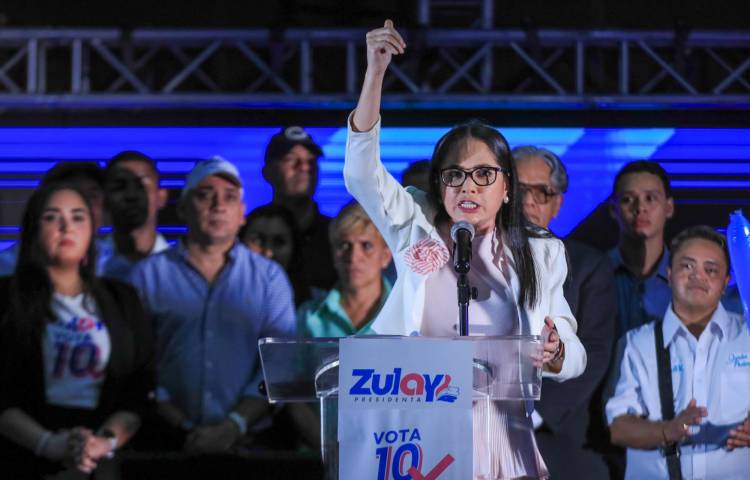 Cierre de la candidata a la presidencia, Zulay Rodríguez.
