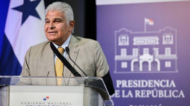 El presidente de la República José Raul Mulino aclara rol de Panamá en Haití.