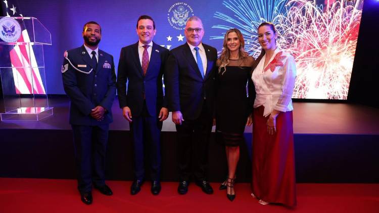 El embajador de Estados Unidos en Panamá, Kevin Marino Cabrera, ofreció un discurso en el que destacó el liderazgo del presidente Donald Trump