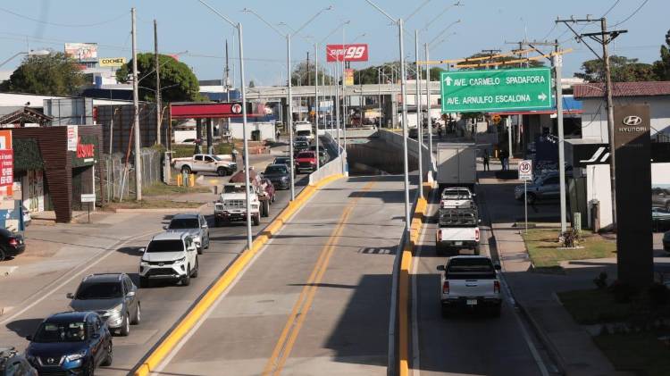 Herrera y Los Santos celebran su nuevo intercambiador
