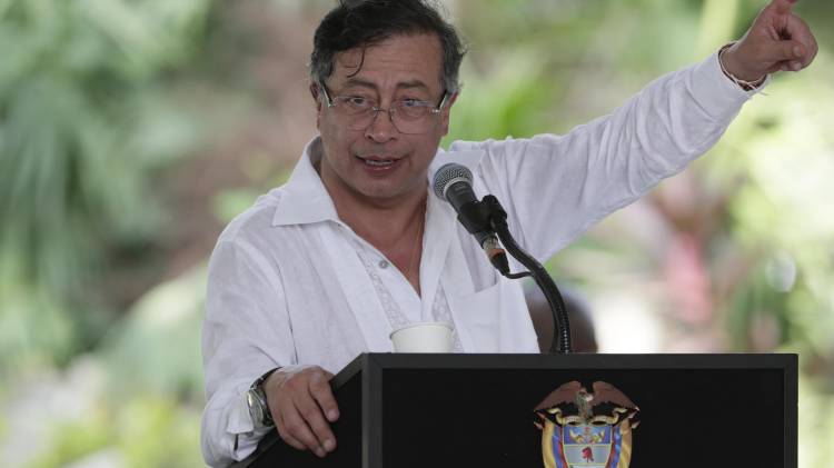 El presidente de Colombia, Gustavo Petro, en una foto de archivo.