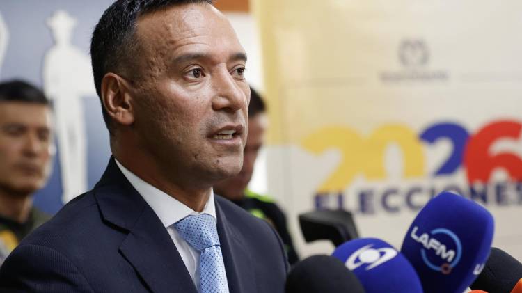 El ministro de Defensa de Colombia, Pedro Sánchez, en una foto de archivo.