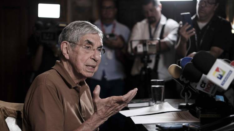 Exmandatario costarricense y premio Nobel de la Paz Óscar Arias.