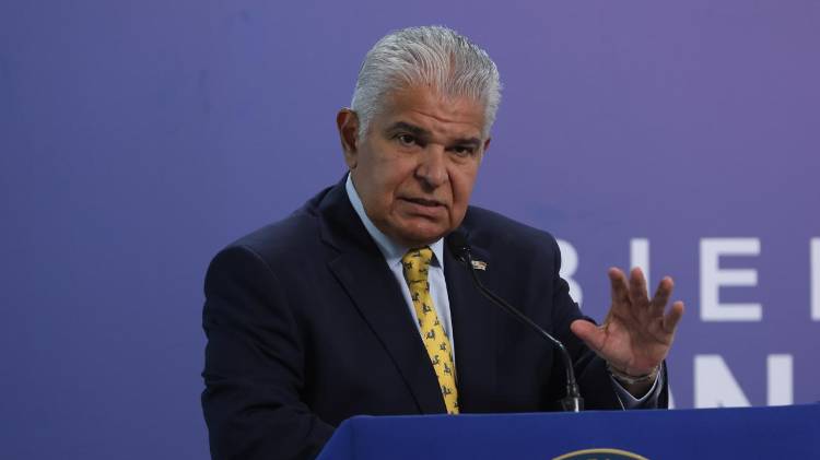 El presidente de la República, José Raúl Mulino.