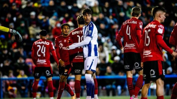 Martín Krug durante el partido en la Copa del Rey.