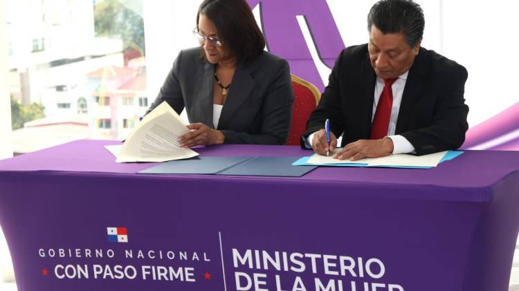 La Ministerio de la Mujer y la Facultad de Economía de la Universidad de Panamá firmaron un Memorando de Entendimiento.