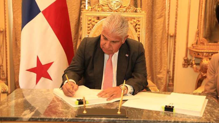 El presidente de la República, José Raúl Mulino.