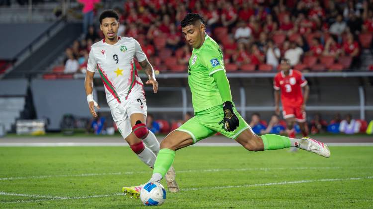 El portero Orlando Mosquera pieza clave del equipo panameño.
